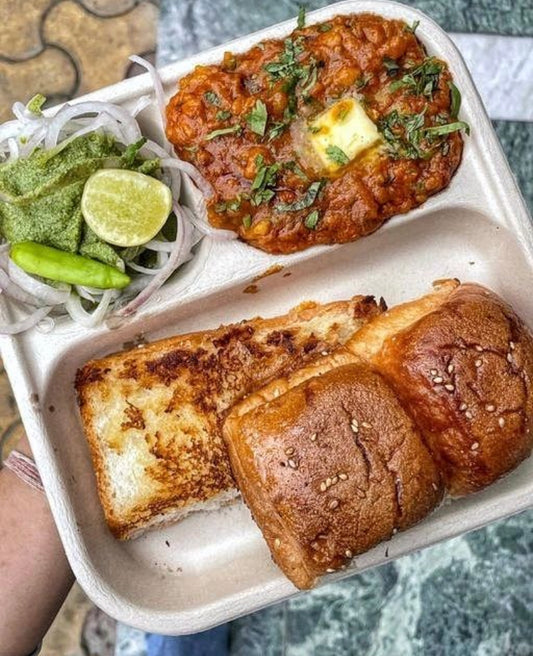 Pav Bhaji with Butter Buns