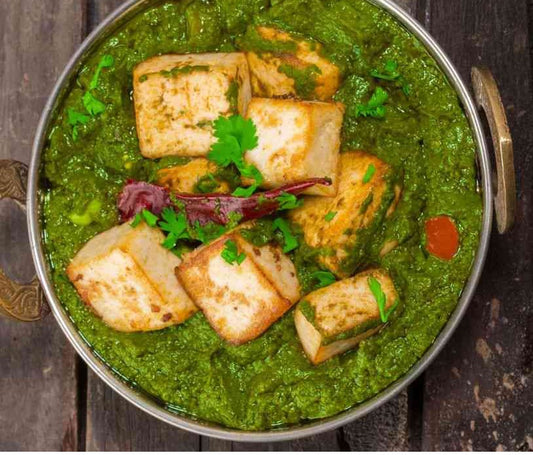 Palak paneer Cottage Cheese with spinach