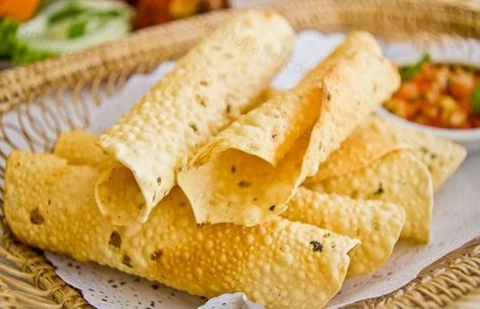 Papadum - Papad indian cracker snacks 2pcs