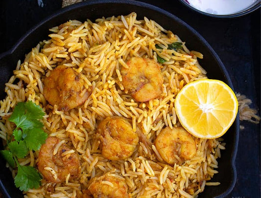 Prawn Pulao Basmati indian Rice Original - All Halal
