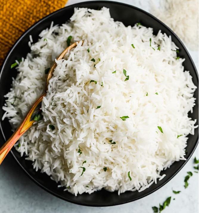 White rice indian Basmati Long grain - Boiled Rice